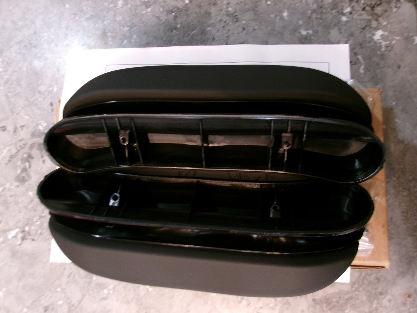 ARM REST 1957 CHEVROLET 150 210 MODELS BLACK ARM REST 1 PAIR. NEW