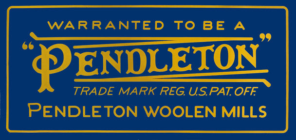 PENDLETON METAL SIGN