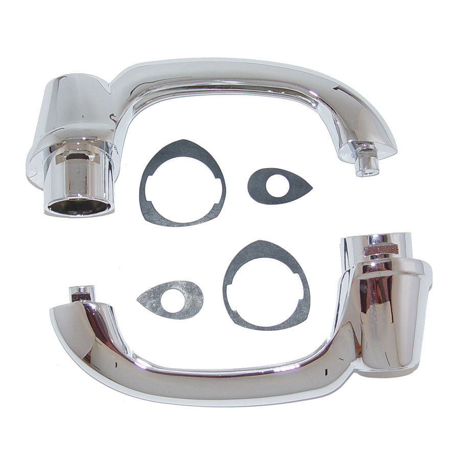1953 1954 Chevrolet 2-Door Hardtop/Convertible Exterior Door Handles, Chrome, Pair