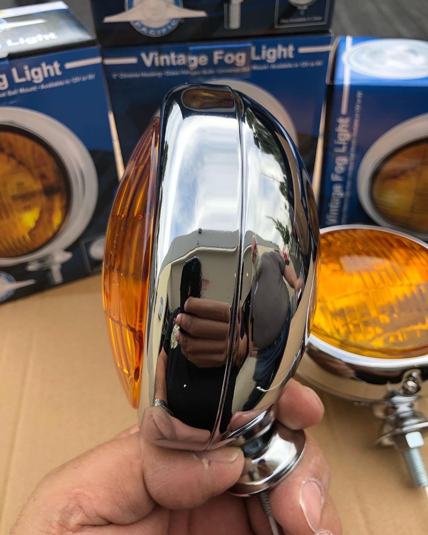 5 INCH FOG LIGHTS CARS AND TRUCKS VINTAGE LOOKING