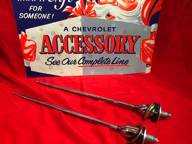REAR ANTENNA SET 1963 1964 IMPALA BELAIR INCLUDES CABLE
