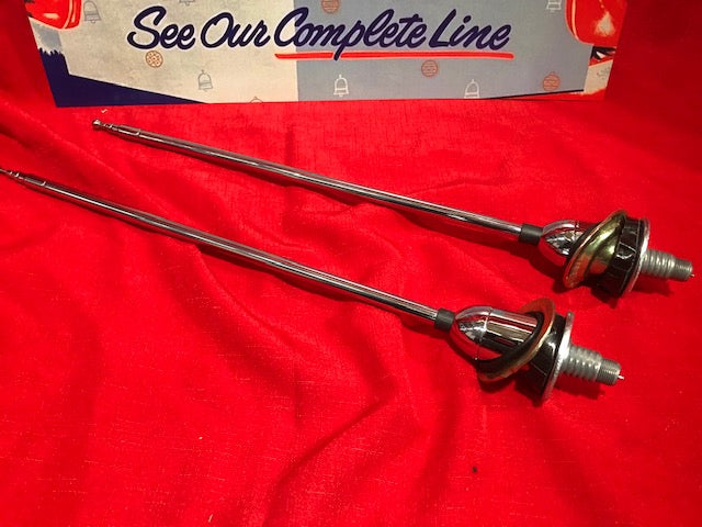 REAR ANTENNA SET 1963 1964 IMPALA BELAIR INCLUDES CABLE