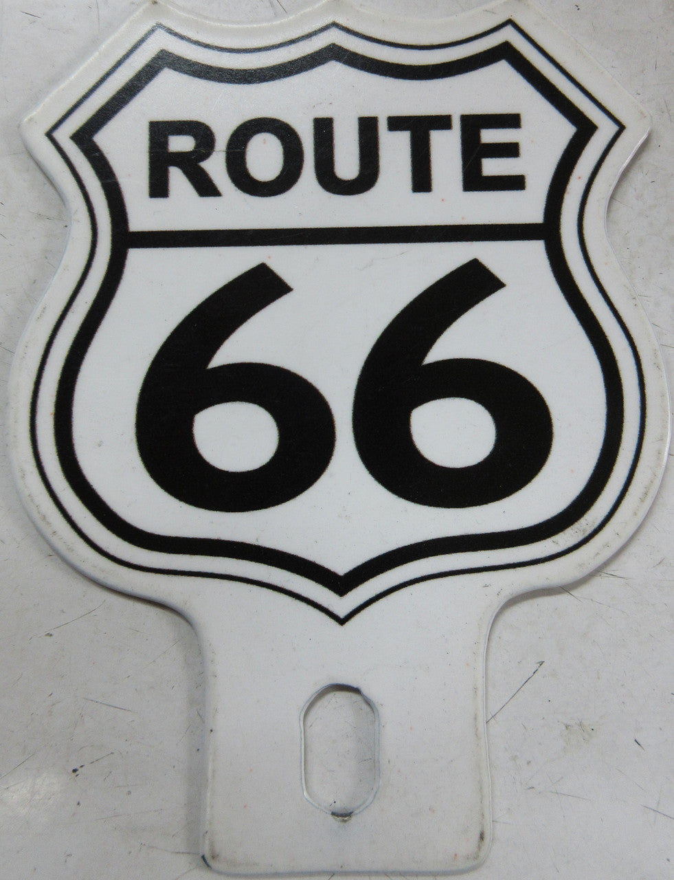 ROUTE 66 LICENSE PLATE TOPPER