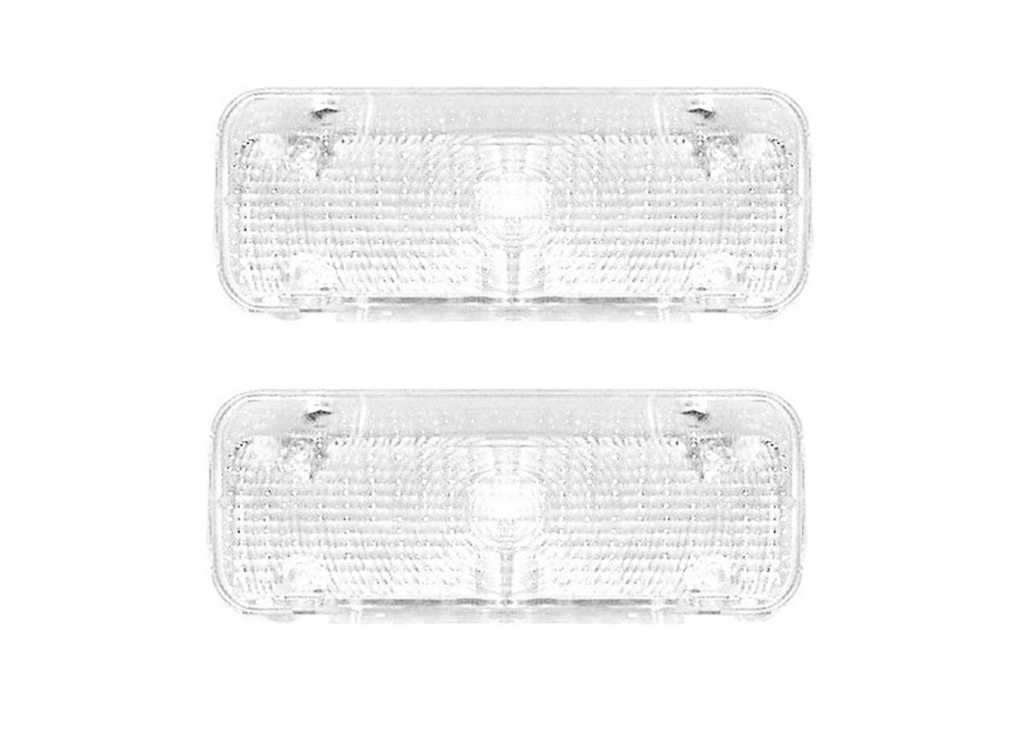 PARKING LIGHT LENS CHEVROLET TRUCK 1971 1972 CLEAR 1 PAIR