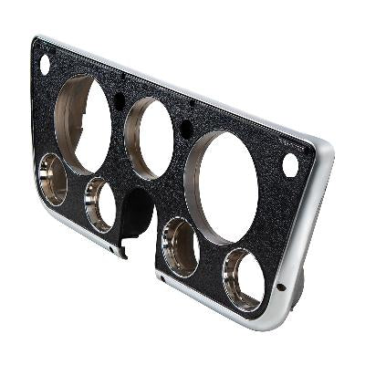 Dash Bezel for 1969-72 Chevy & GMC Truck with 7 Gauge (Black & Chrome)