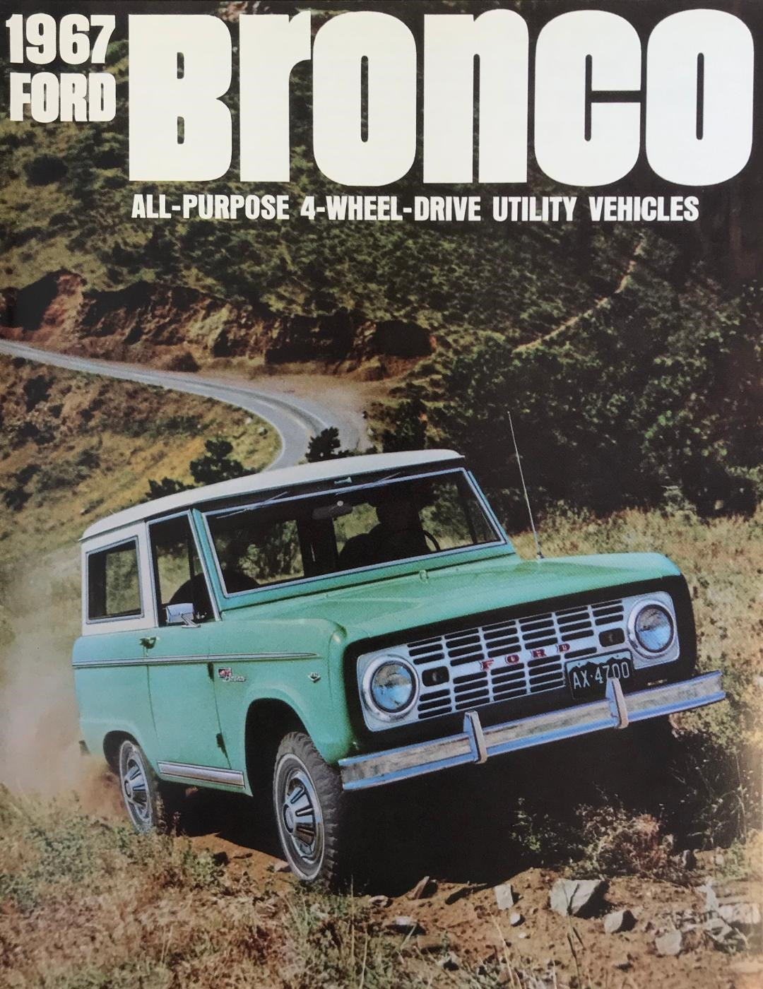 1967 Ford Bronco Sales Brochure