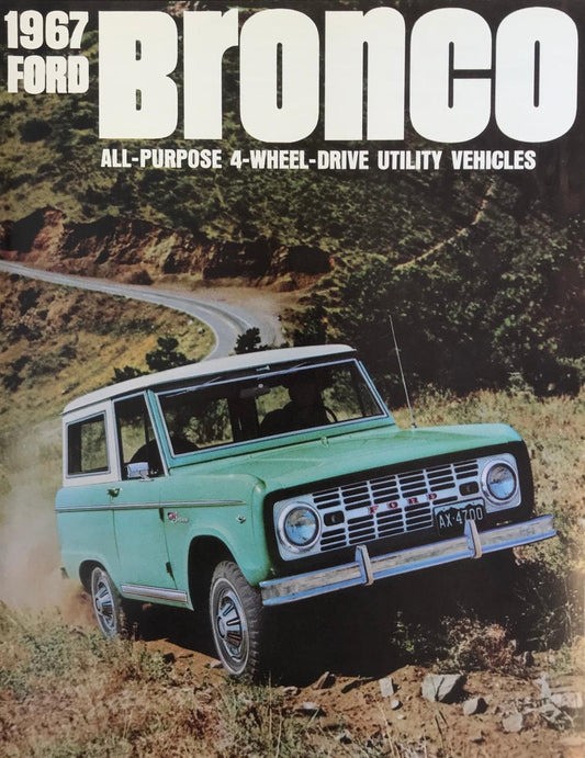 1967 Ford Bronco Sales Brochure