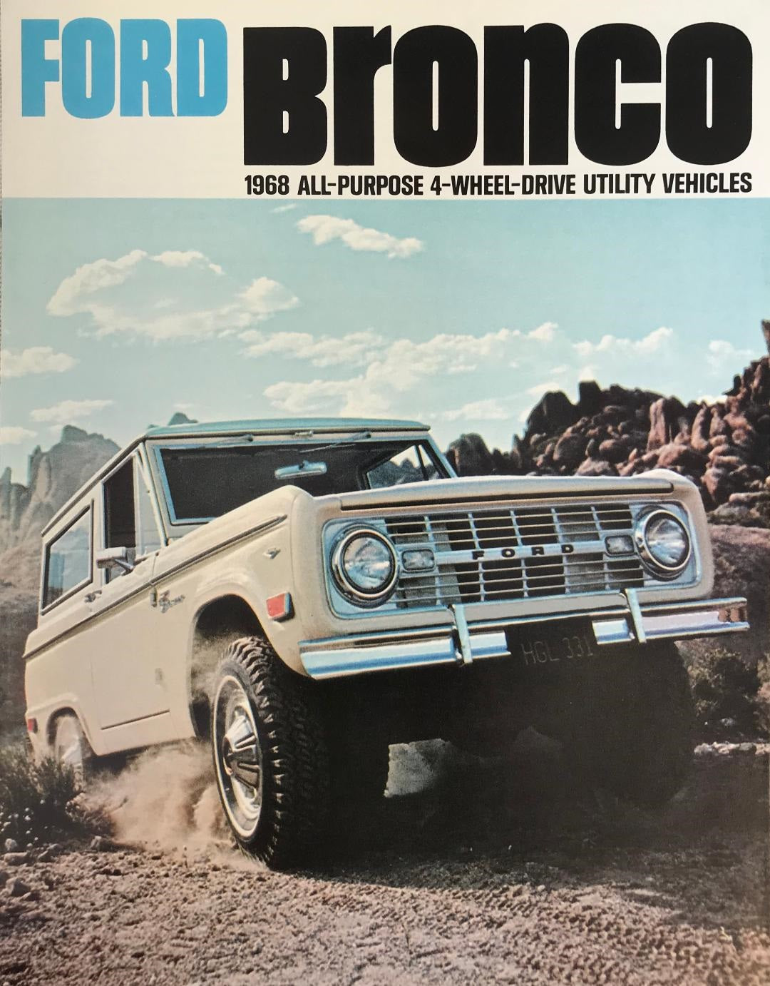 1968 Ford Bronco Sales Brochure