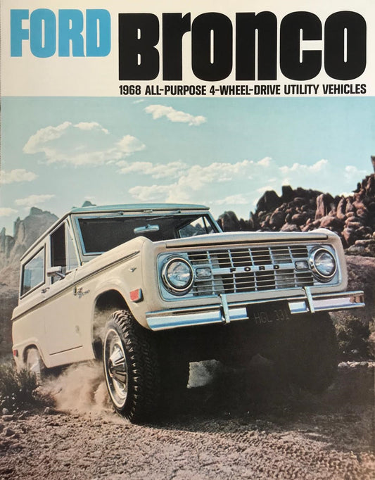 1968 Ford Bronco Sales Brochure