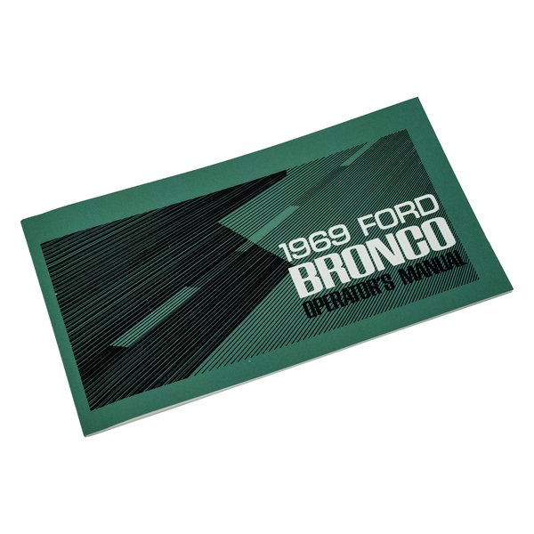 1969 Ford Bronco Owner's Manual