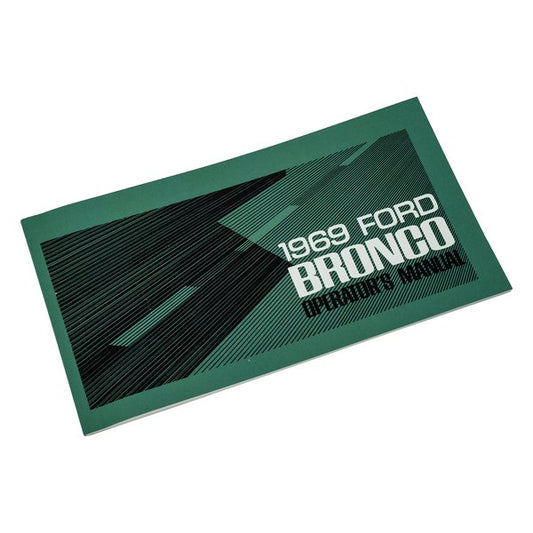 1969 Ford Bronco Owner's Manual