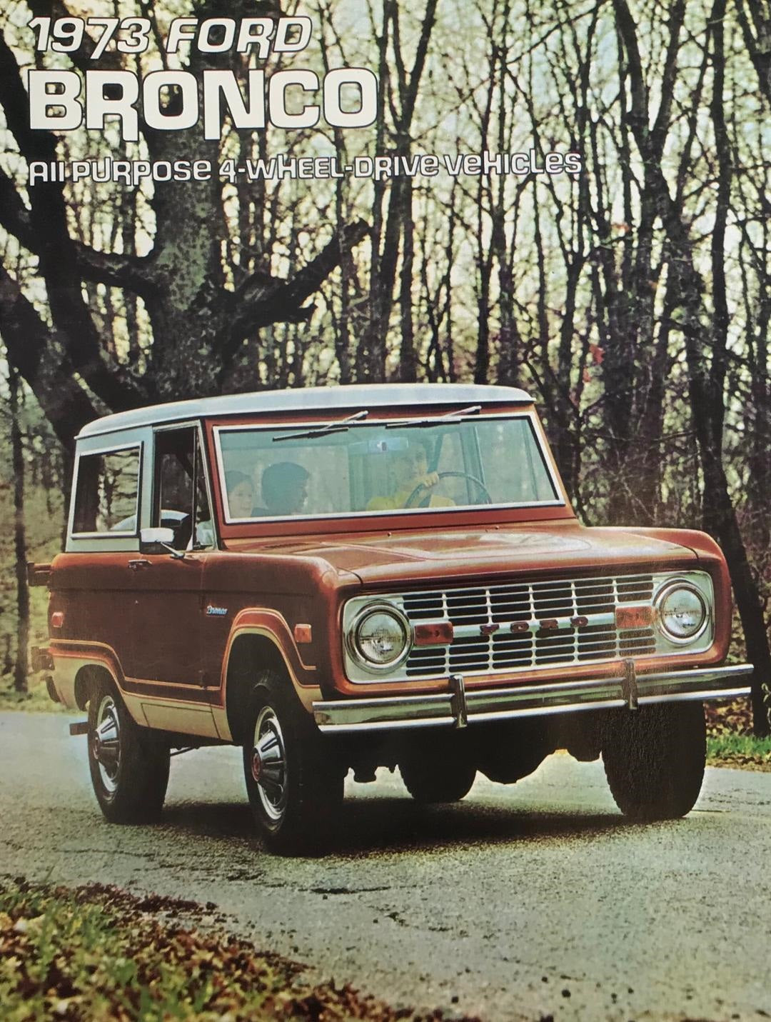 1973 Ford Bronco Sales Brochure