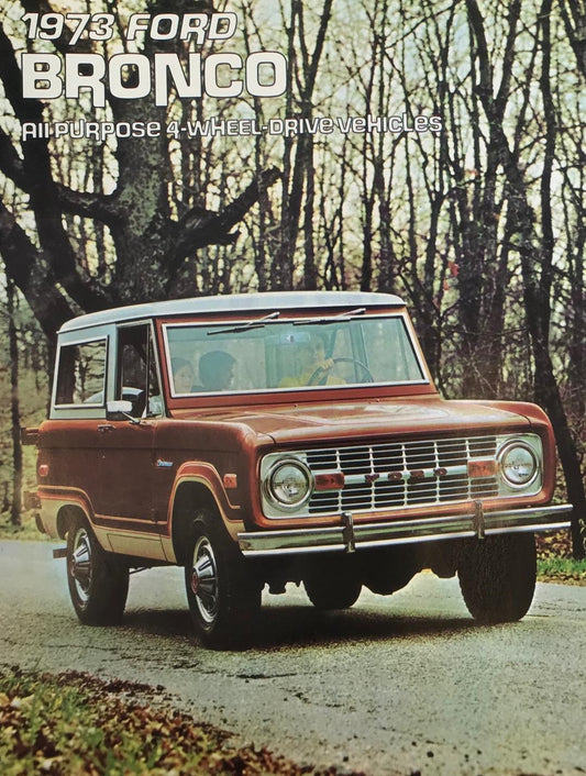 1973 Ford Bronco Sales Brochure