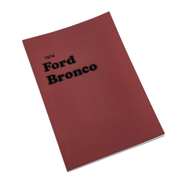 1974 Ford Bronco Owner's Manual