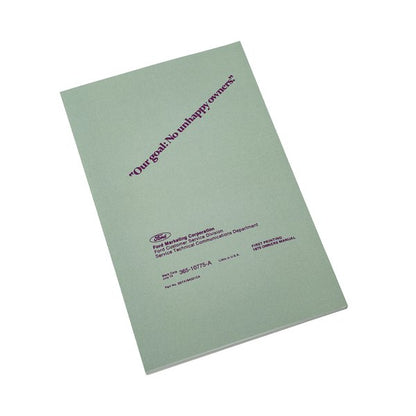 1975 Ford Bronco Owner's Manual