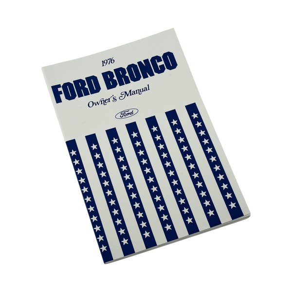1976 Ford Bronco Owner's Manual