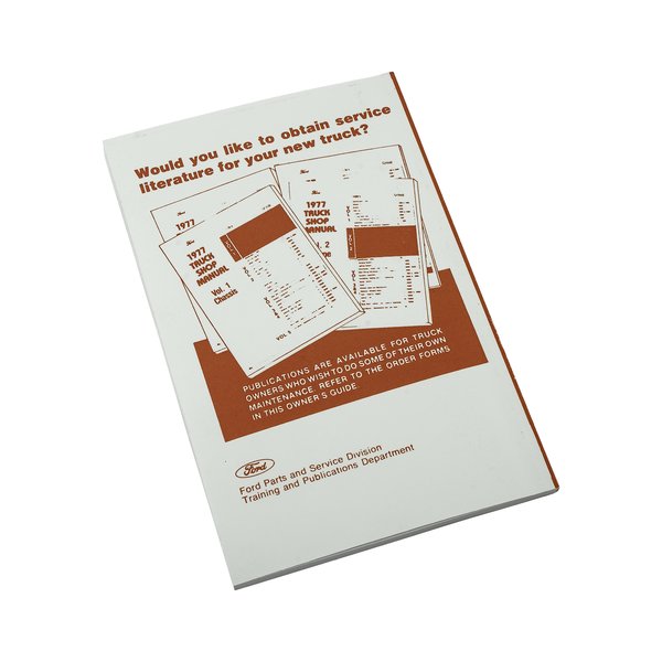 1977 Ford Bronco Owner's Manual