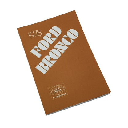 1978 Ford Bronco Owner's Manual