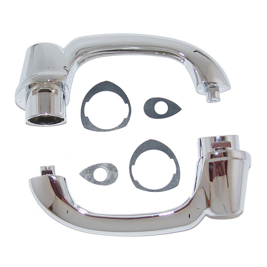 1953 1954  Chevrolet 2-Door Hardtop/Convertible Exterior Door Handles, Chrome, Pair
