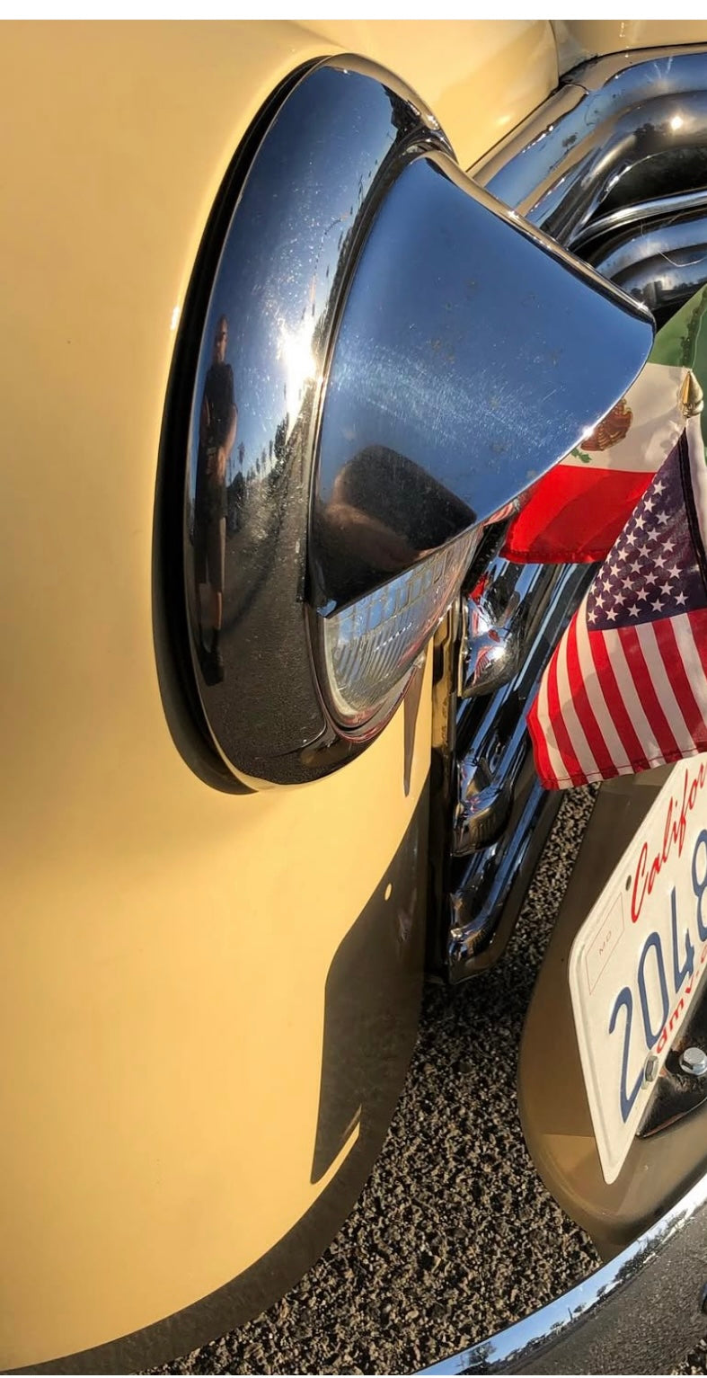 DROOPY VISOR STEEL METAL 1 PAIR. CARS AND TRUCKS