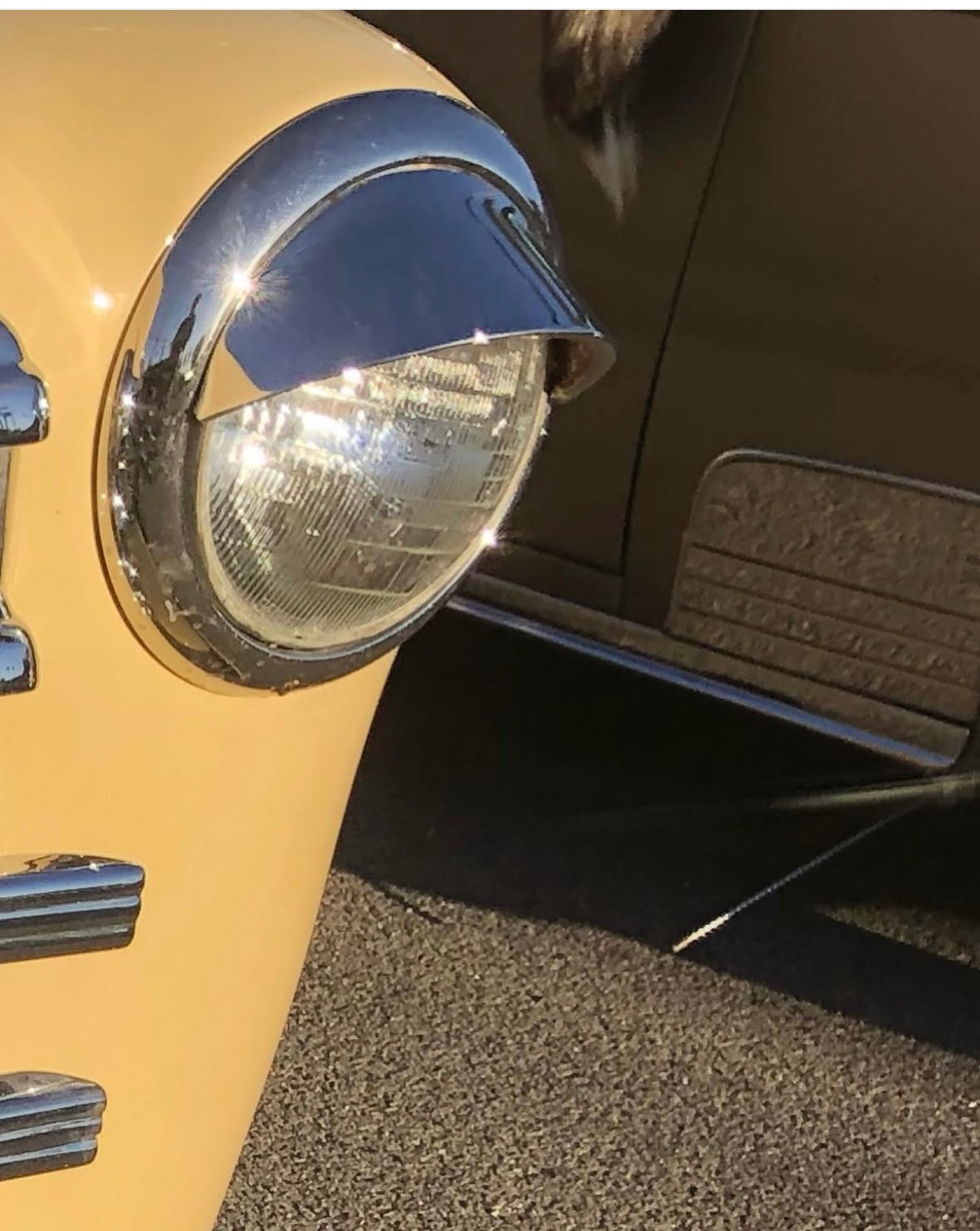 DROOPY VISOR STEEL METAL 1 PAIR. CARS AND TRUCKS
