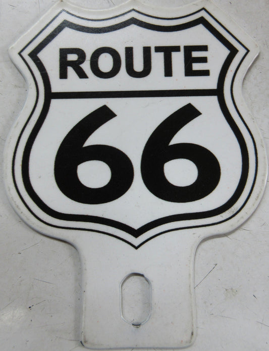 ROUTE 66 LICENSE PLATE TOPPER