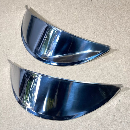 DROOPY VISOR STEEL METAL 1 PAIR. CARS AND TRUCKS