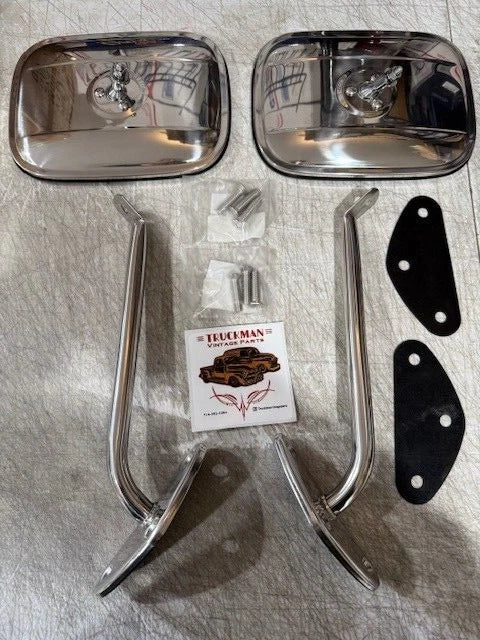 1967 CHEVROLET TRUCK MIRROR KIT 1967 GMC TRUCK screws & gaskets SQUARE  MIRROR (Copy) (Copy)