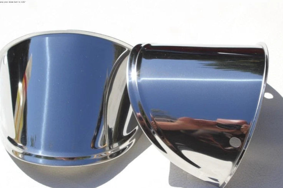 Droopy Visor 7 inch extended slanted length cars and trucks 1 pair
