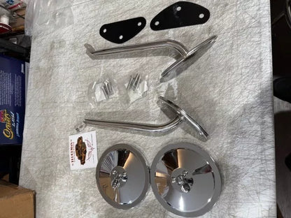 1967 CHEVROLET TRUCK MIRROR KIT 1967 GMC TRUCK screws & gaskets SMOOTH MIRROR