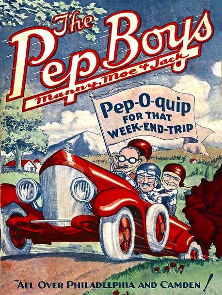 PEP BOYS OQUIP SIGN  EARLY STYLE