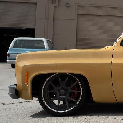 Side Marker Light with Stainless Steel Trim for 1973-80 Chevrolet Truck (Pair)